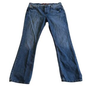 Cinch Ian Slim Bootcut Blue Jeans Western Cowboy Men’s Sz 40x34